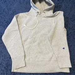 Champion グレー フード付きパーカー