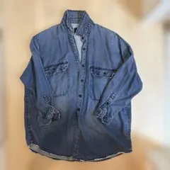 JEANASIS デニムオーバーサイズ長袖シャツ