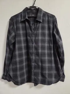 UNIQLO 長袖シャツ L チェック