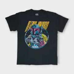 STAR WARS スターウォーズt ボバフェットt ムービーt 黒 公式 M
