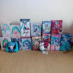 初音ミク関連 フィギュア まとめ売り 13点 プラスおまけぬいぐるみ2点