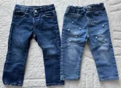 デニム　２本セット　まとめ売り　ZARA petit main 90cm