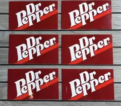 Dr Pepper ドクターペッパー ステッカー 6枚セット「アンティーク品」のサムネイル