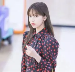 TWICE ミナさん着用 ケイトスペード ハート柄ブラウス Sサイズ