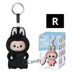ラブブ LABUBU ぬいぐるみ キーホルダー イニシャル　R ラブブ イニシャル Xぬいぐるみ アルファベット Labubu 【正規品