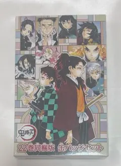 鬼滅の刃 22巻同梱版 缶バッジセット