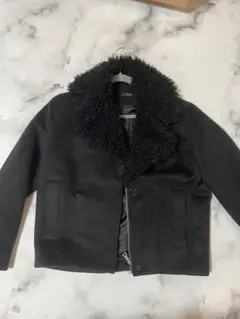 EMODAカラーフェイクファーブルゾン