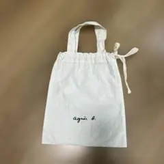 agnes b. コットン巾着バッグ ショッパーのサムネイル