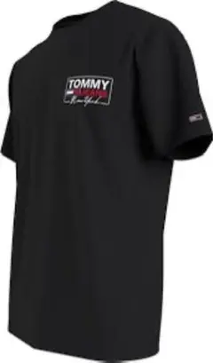 TOMMY JEANS Tシャツ ブラック ロゴプリント送料無料のサムネイル