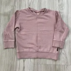 ベルメゾン　ジータ　GITA 裏起毛　長袖　トレーナー　ピンク