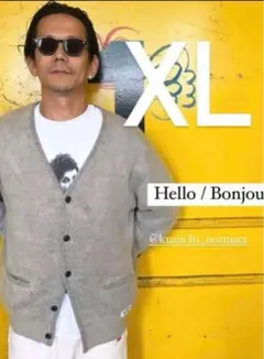 DELUXE モヘアカーディガン　Mサイズ　野村訓市 WACKO MARIA - WACKO MARIA モヘアカーディガン 野村訓市着用の