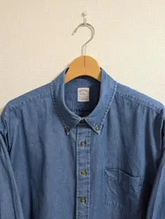 美品　ブルックスブラザーズ　シャツ　デニム　REGULAR FIT　ボタンダウン