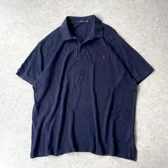 05M953◯ L.L.Bean ビーンブーツ 刺繍ロゴ 鹿の子 半袖ポロシャツ 