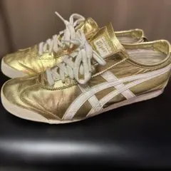 Onitsuka Tiger MEXICO 66 ゴールド スニーカーのサムネイル
