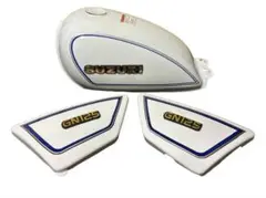 【大幅値下げ中】【送料無料】GN125H タンク サイドカバーセット GN125H ホワイト タンク サイドカバーセット｜Yahoo!フリマ（旧