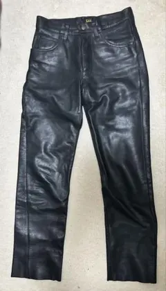 Lee Riders ブラックレザーパンツ
