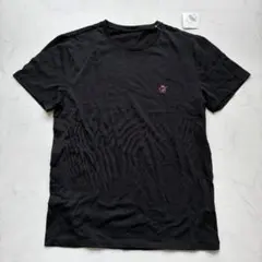 【新品】Belletia Tシャツ 刺繍ロゴ 黒 L（F1091）
