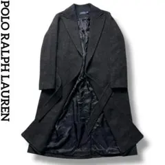 【美品】ポロラルフローレン ガウン ヘリンボーン コート アウター 高級 0