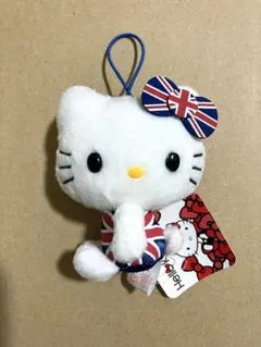 ハローキティ ぬいぐるみ サンリオ イギリスコラボデザイン ハローキティ - ハローキティイギリスロンドンデザインぬいぐるみ