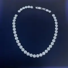最終値下げSwarovski ダイヤモンド風クリスタルネックレス