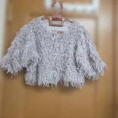 MAJESTIC LEGON フリンジデザイン 半袖カーディガンのサムネイル