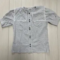 【REDYAZEL】チェック柄 半袖 シャツ