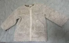 branshes ボアジャケット ベージュ 100
