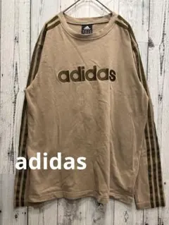 ♠️ adidas アディダス　ロンT 刺繍ロゴ