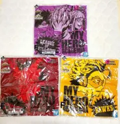 一番くじ　ヒロアカ　ハンドタオル3枚セット