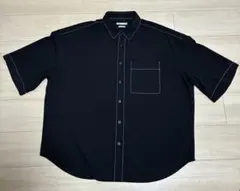 ZARA ブラック 半袖シャツ L オーバーサイズ　ザラ