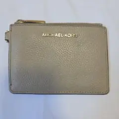 MICHAEL KORS 마이클 코스 패스 케이스 코인 케이스 베이지