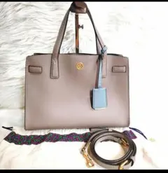 【極美品】TORY BURCH　ウォーカー　2wayハンドバッグ　ロビンソン　革