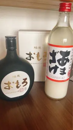 瑞泉 おもろ 21年古酒 泡盛 ＆ 若竹屋酒造甘酒 2本セットのサムネイル