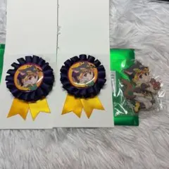 鬼滅の刃 ハロウィン 2025 我妻善逸 アクスタ コサージュ風缶バッジ