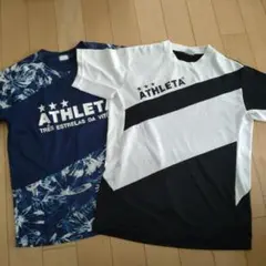 ATHLET サッカー シャツ 2枚 Ｌ