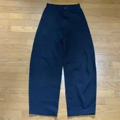 UNIQLO U ユニクロ ワイドフィットカーブジャージーパンツ ブラック　S