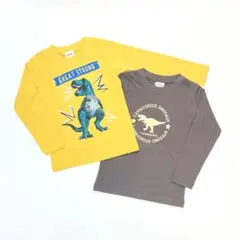 男の子 子供服 130cm 長袖 Tシャツ 新品 恐竜 まとめ売り GWN1-3