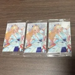 バラ可 最新3弾 ホロライブ ウエハース カード 不知火フレア 3枚