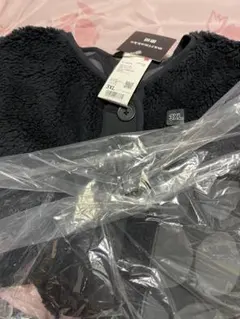 ユニクロxマリメッコ　3XLフリースカーディガン　ダークグレー　未使用