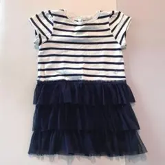 プチバトー 24m 86cm チュール ワンピース