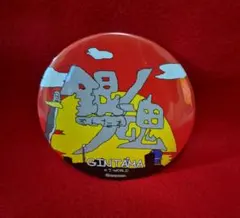 銀魂 J-WORLD ロゴ 75mm 缶バッジ タイトル レア