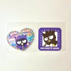 【匿名配送】 バッドばつ丸 ステッカー 2種 ネオナツマツリⅡ スシロー