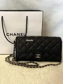 シャネル ノベルティ キルティングショルダーバッグ　ブラック