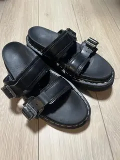 この夏に】Dr. Martens 厚底サンダル UK3 レオパード柄 - メルカリ