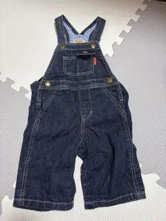 ミキハウス デニムオーバーオール M80-90