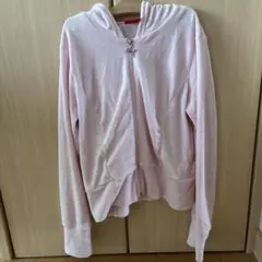 PUMA ピンク フリース y2kフード付きパーカー