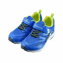 moonstar スーパースター バネのチカラ。ブルー 18.5㎝ k7145f