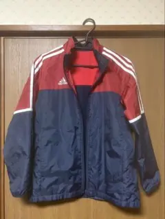 adidas ジップアップジャケット 赤/紺のサムネイル