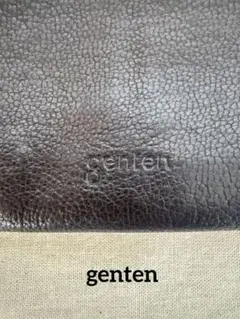 genten ゴートレザー長財布　スミクロ
