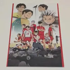 ハイキュー!! Happyくじ くじ ポストカード 表紙のみ 黒尾 孤爪 夜久